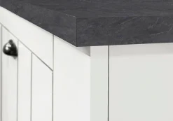 Home affaire Schuhschrank »FIGO, Made in Italy – Schuhkommode,Schuhregal für ca. 60 Paar Schuhe« 1 Stk. tlg. 6-Türig, Siebdruck-dekorative Fräsungen, 20 Fächer, Höhe: 60 cm