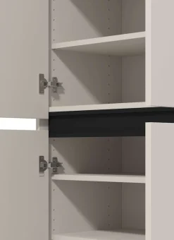 Home affaire Schuhschrank »Flannan, Schuhregal, Schuhkommode, Gesamthöhe 205,5 cm« acht Regale und eine Schublade, Gesamtbreite 80 cm