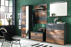 Home affaire Schuhschrank »Ilana« Schuhschrank für 16 Paar Schuhe - (B/T/H) 90/34/89 cm