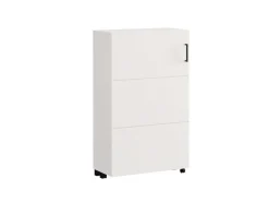 Home affaire Schuhschrank »Islay, Drehtür auf Rollen, B/T/H: 60/32,4/113,2 cm« Schuhkommode mit Platz für ca. 18 Paar Schuhe bis Gr. 40