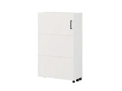 Home affaire Schuhschrank »Islay, Drehtür auf Rollen, B/T/H: 60/32,4/113,2 cm« Schuhkommode mit Platz für ca. 18 Paar Schuhe bis Gr. 40
