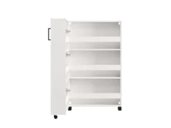 Home affaire Schuhschrank »Islay, Drehtür auf Rollen, B/T/H: 60/32,4/113,2 cm« Schuhkommode mit Platz für ca. 18 Paar Schuhe bis Gr. 40