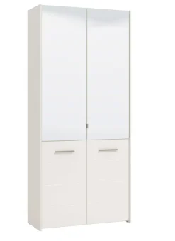 Home affaire Schuhschrank »Menorca Schuhkommode, Lagerschrank, Schuhregal, Breite 90 cm« mit vier Türen, in modernen und eleganten Farben, mit zwei Spiegeln