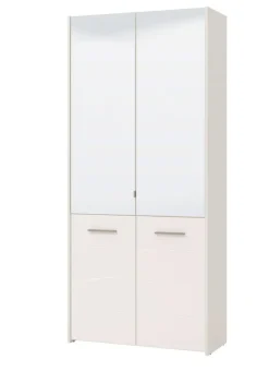 Home affaire Schuhschrank »Menorca Schuhkommode, Lagerschrank, Schuhregal, Breite 90 cm« mit vier Türen, in modernen und eleganten Farben, mit zwei Spiegeln