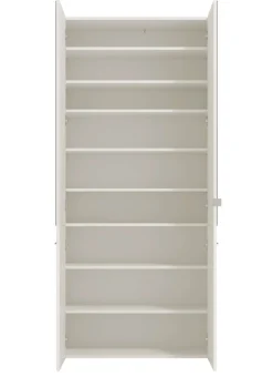 Home affaire Schuhschrank »Menorca Schuhkommode, Lagerschrank, Schuhregal, Breite 90 cm« mit vier Türen, in modernen und eleganten Farben, mit zwei Spiegeln