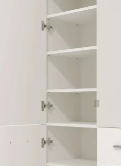 Home affaire Schuhschrank »Menorca Schuhkommode, Lagerschrank, Schuhregal, Breite 90 cm« mit vier Türen, in modernen und eleganten Farben, mit zwei Spiegeln