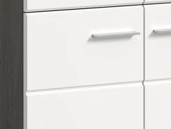 Home affaire Schuhschrank »Rumba, Breite 80 cm, Hochglanz Front, 2 Türen, 4 Einlegeböden,« 2 Schubkästen, Schuhkommode, Kommode, Flurschrank