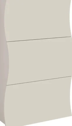 Home affaire Schuhschrank »Schuhschrank mit Klappen / Schuhkommode, Höhe 121 cm« onda 71 cm breit, ,mit 3 klapptüren, made in italy