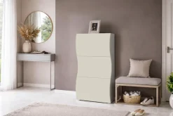 Home affaire Schuhschrank »Schuhschrank mit Klappen / Schuhkommode, Höhe 121 cm« onda 71 cm breit, ,mit 3 klapptüren, made in italy