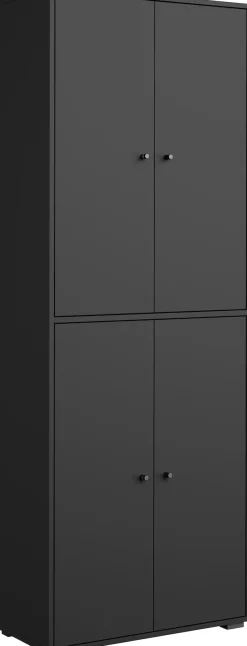 Home affaire Schuhschrank »Schuhkommode Dino« Flurschrank mit verstellbaren Einlegeböden, BxHxT: 70 × 190 × 33 cm