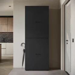 Home affaire Schuhschrank »Schuhkommode Dino« Flurschrank mit verstellbaren Einlegeböden, BxHxT: 70 × 190 × 33 cm