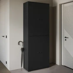 Home affaire Schuhschrank »Schuhkommode Dino« Flurschrank mit verstellbaren Einlegeböden, BxHxT: 70 × 190 × 33 cm