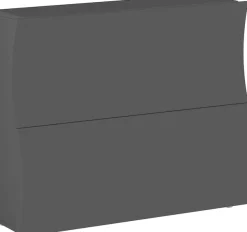 Home affaire Schuhschrank »Schuhschrank mit Klappen / Schuhkommode, Höhe 81 cm« onda 101 cm breit, Anthrazit,mit 2 klapptüren, made in italy