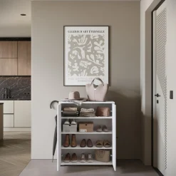 Home affaire Schuhschrank »Schuhkommode Dino« 1 Stk. tlg. Stauraum mit 2 Türen und verstellbaren Einlegeböden, Breite 70 cm