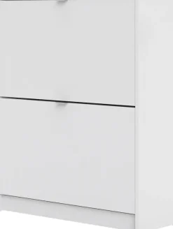 Home affaire Schuhschrank »Shoes Schuhaufbewahrung, Schuhkommode, Schuhregal,« mit zwei Klappen, 2 Böden, Höhe 85 cm, ca. 12 Paar Schuhe