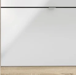 Home affaire Schuhschrank »Shoes Schuhaufbewahrung, Schuhkommode, Schuhregal,« mit 3 Klappen, 2 Böden und 1 Tür, Breite99 cm, Höhe 123 cm