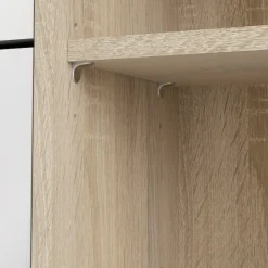 Home affaire Schuhschrank »Shoes Schuhaufbewahrung, Schuhkommode, Schuhregal,« mit 3 Klappen, 2 Böden und 1 Tür, Breite99 cm, Höhe 123 cm