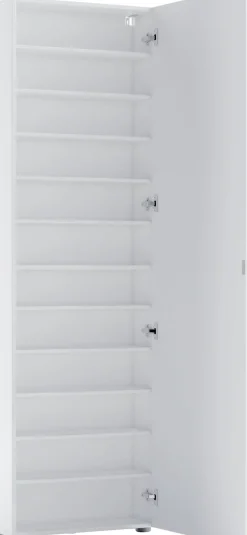 Home affaire Schuhschrank »Tozzi, Schuhregal, Schuhkommode, hochglanz lackiert, nur 20 cm tief« mit sanft schließende Tür, Breite 60 cm, ca. 12 paar Schuhe