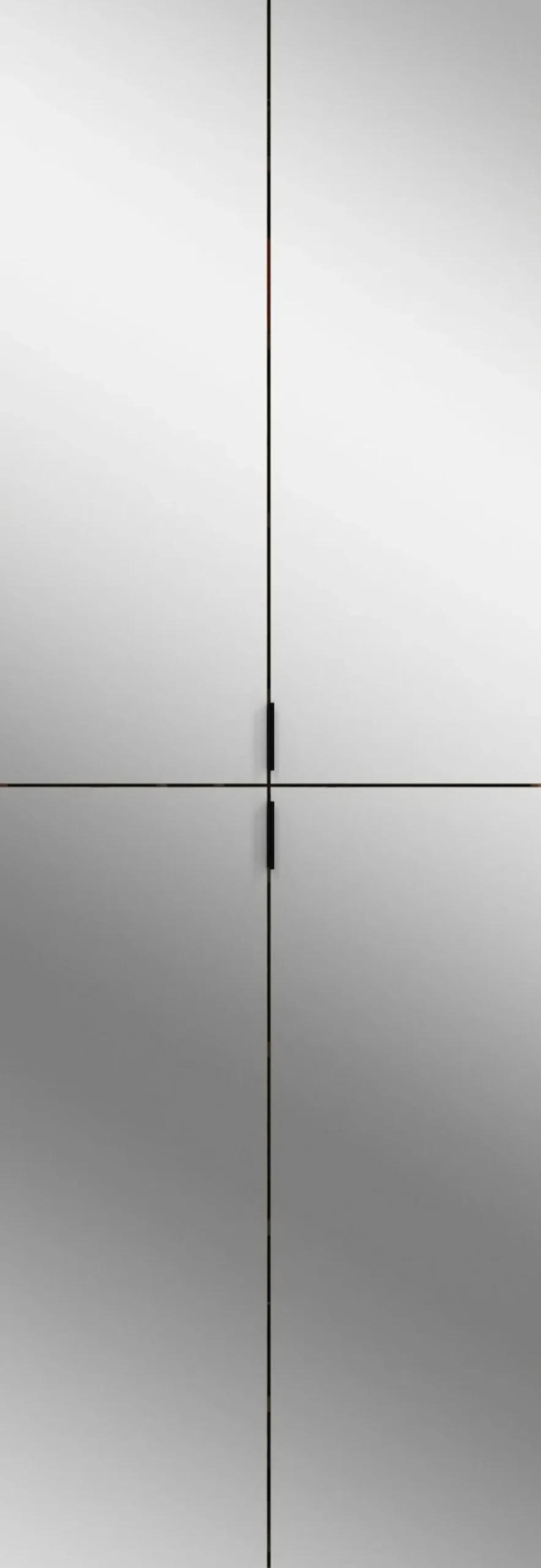 Home affaire Schuhschrank »TRONDHEIM, Höhe 193 cm, 4 Spiegeltüren, 9 Fächer, 7 Einlegeböden« inkl. ausziehbarer Kleiderstange, in verschiedenen Farben erhältlich,Schrank, Hochschramk, Mehrzweckschrank, Universalschrank, Flur, Diele