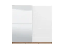 Home affaire Schwebetürenschrank »Mondego mit 2 Kleiderstangen« mit Spiegel, B/T/H 217 cm/ 62,5 cm/ 210 cm