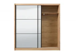 Home affaire Schwebetürenschrank »Navara Kleiderschrank mit Spiegel Wäscheschrank« mit kompletter Spiegelfront, FSC®-zertifiziert, 213,5x215,5x61cm