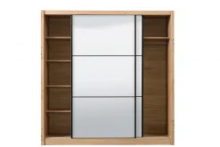 Home affaire Schwebetürenschrank »Navara Kleiderschrank mit Spiegel Wäscheschrank« mit kompletter Spiegelfront, FSC®-zertifiziert, 213,5x215,5x61cm