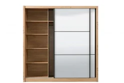 Home affaire Schwebetürenschrank »Navara Kleiderschrank mit Spiegel Wäscheschrank« mit kompletter Spiegelfront, FSC®-zertifiziert, 213,5x215,5x61cm