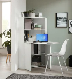 Home affaire Sekretär »Dalia, Sekretär,« Eckschreibtisch mit Stauraum, Breite 90 cm, Made in Italy