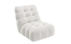 Home affaire Sessel »AURELIAN, Love Seat XXL, Lese-Sessel, Big-Sessel« mit Wellenunterfederung, Velours, Struktur fein, Struktur grob