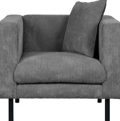 Home affaire Sessel »Lillibeth Cocktailsessel, Loungesessel, Maße B/T/H: 90/74/83 cm« Zierkissen als Wendekissen 45x45 cm, in Samtoptik oder Cord