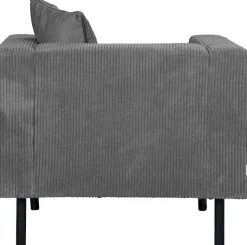 Home affaire Sessel »Lillibeth Cocktailsessel, Loungesessel, Maße B/T/H: 90/74/83 cm« Zierkissen als Wendekissen 45x45 cm, in Samtoptik oder Cord