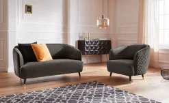 Home affaire Sessel »Oradea Cocktailsessel« mit eleganter Steppungauf Rückseite der Rückenlehne