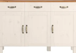 Home affaire Sideboard »Alby« Breite 125 cm, 3 Türen, 2 Schubkästen