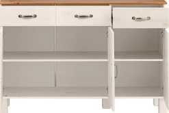 Home affaire Sideboard »Alby« Breite 125 cm, 3 Türen, 2 Schubkästen
