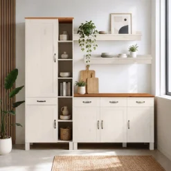 Home affaire Sideboard »Alby« Breite 125 cm, 3 Türen, 2 Schubkästen
