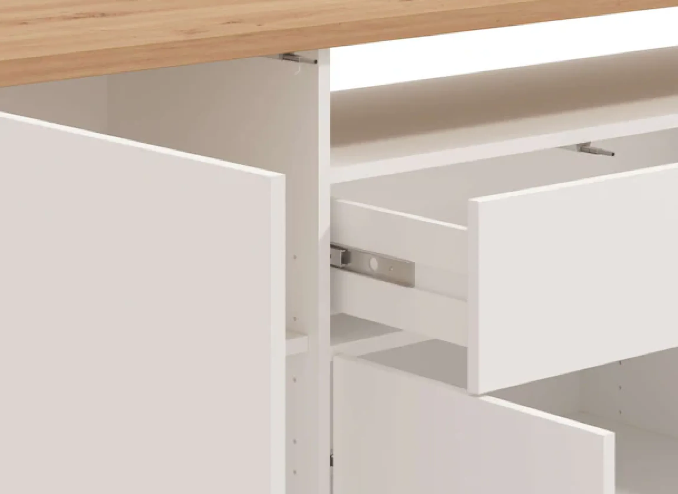 Home affaire Sideboard »Aterno Kommode, Anrichte« Breite 179,5 cm, mit Push-to-Open Funktion