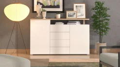 Home affaire Sideboard »Aterno Kommode, Anrichte« Breite 154 cm, mit Push-to-Open Funktion