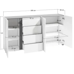 Home affaire Sideboard »Atrium« 1 Stk. tlg.
