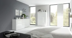 Home affaire Sideboard »Basic Breite 210 cm, Kommode 2 Türen, 3 Schubkästen, Anrichte,« Metallgriff, moderne Rahmenoptik, viel Stauraum, Farbauswahl