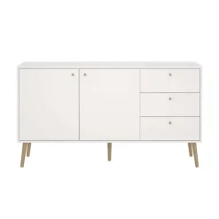 Home affaire Sideboard »Bodo, Aufbewahrung, Schubladenschrank, Sideboard,« Kommode mit 2 Türen, 3 Schubladen, Breite 147 cm