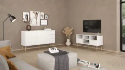 Home affaire Sideboard »Bodo, Aufbewahrung, Schubladenschrank, Sideboard,« Kommode mit 2 Türen, 3 Schubladen, Breite 147 cm