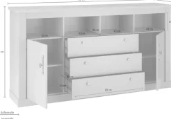 Home affaire Sideboard »CHAMBORD« Breite ca. 198 cm