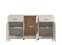 Home affaire Sideboard »Essex, Kommode, Kombikommode, Anrichte, Schrank« Modernes Sideboard: Kaschmir-Dekor, 3 Türen & 2 Schubladen