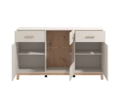 Home affaire Sideboard »Essex, Kommode, Kombikommode, Anrichte, Schrank« Modernes Sideboard: Kaschmir-Dekor, 3 Türen & 2 Schubladen