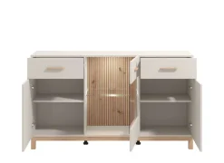 Home affaire Sideboard »Essex, Kommode, Kombikommode, Anrichte, Schrank« Modernes Sideboard: Kaschmir-Dekor, 3 Türen & 2 Schubladen