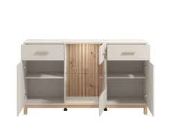 Home affaire Sideboard »Essex, Kommode, Kombikommode, Anrichte, Schrank« Modernes Sideboard: Kaschmir-Dekor, 3 Türen & 2 Schubladen