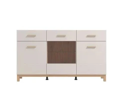 Home affaire Sideboard »Essex, Kommode, Kombikommode, Anrichte, Schrank« Modernes Sideboard: Kaschmir-Dekor, 3 Türen & 2 Schubladen