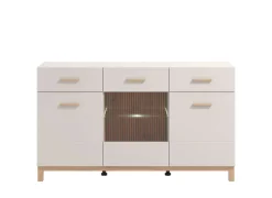 Home affaire Sideboard »Essex, Kommode, Kombikommode, Anrichte, Schrank« Modernes Sideboard: Kaschmir-Dekor, 3 Türen & 2 Schubladen
