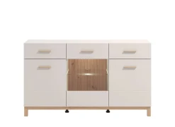 Home affaire Sideboard »Essex, Kommode, Kombikommode, Anrichte, Schrank« Modernes Sideboard: Kaschmir-Dekor, 3 Türen & 2 Schubladen