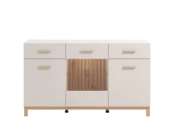 Home affaire Sideboard »Essex, Kommode, Kombikommode, Anrichte, Schrank« Modernes Sideboard: Kaschmir-Dekor, 3 Türen & 2 Schubladen